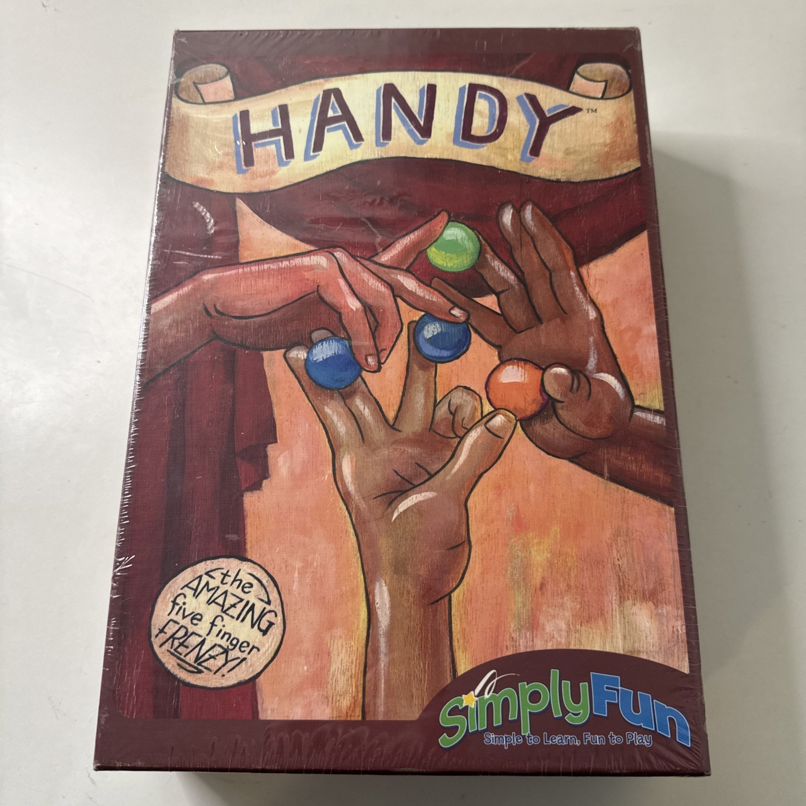 Simply Fun Handy 5 Finger Frenzy Game Hand Eye Coordination Kids Learning New