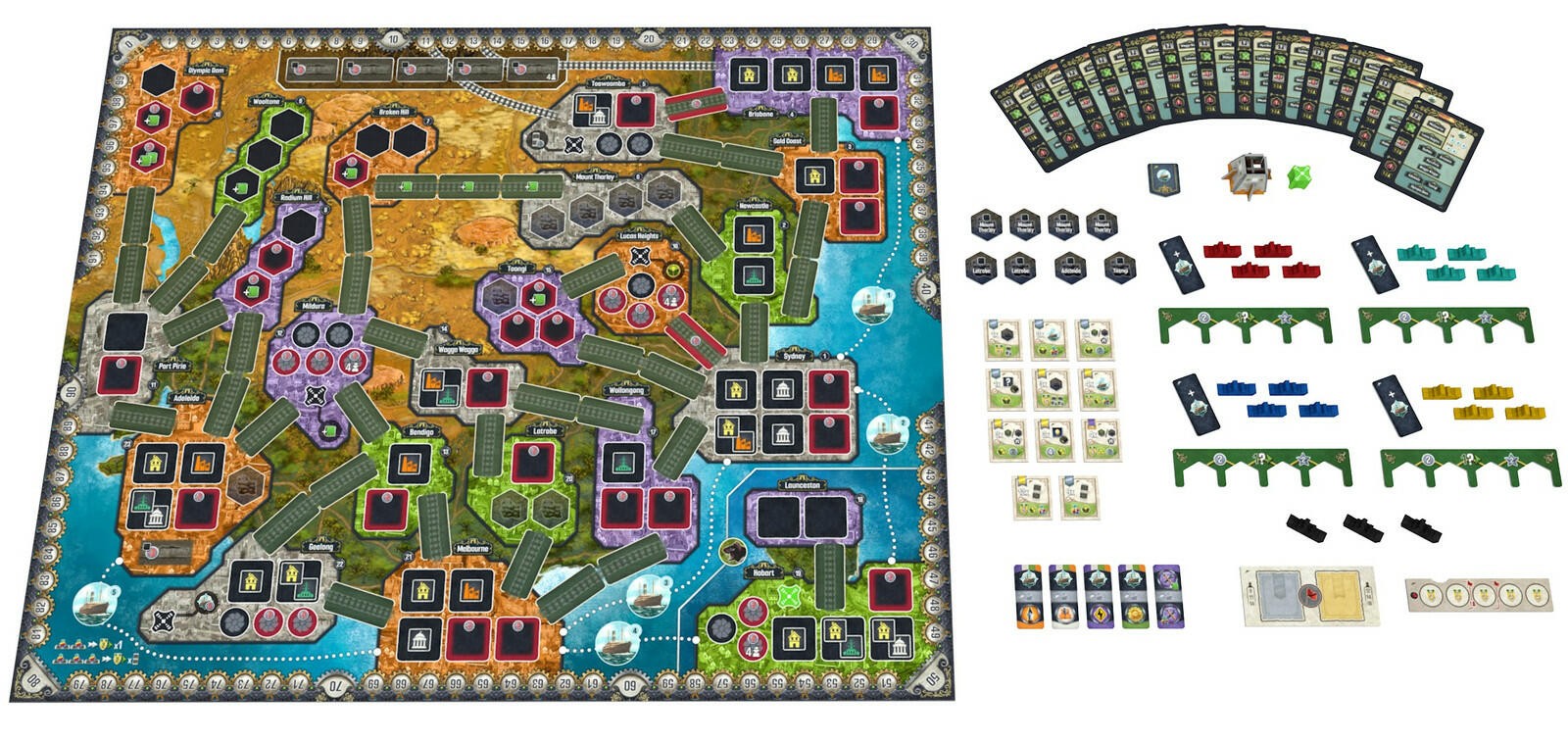 Nucleum: Australia Expansion | Euro-style Board Game