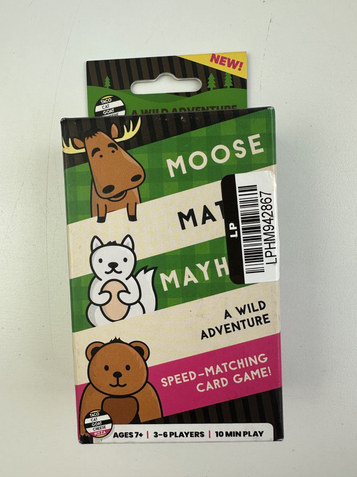 Dolphin Hat Games Moose Match Mayhem Speed Matching Card Game 3-6 Players Age 7+