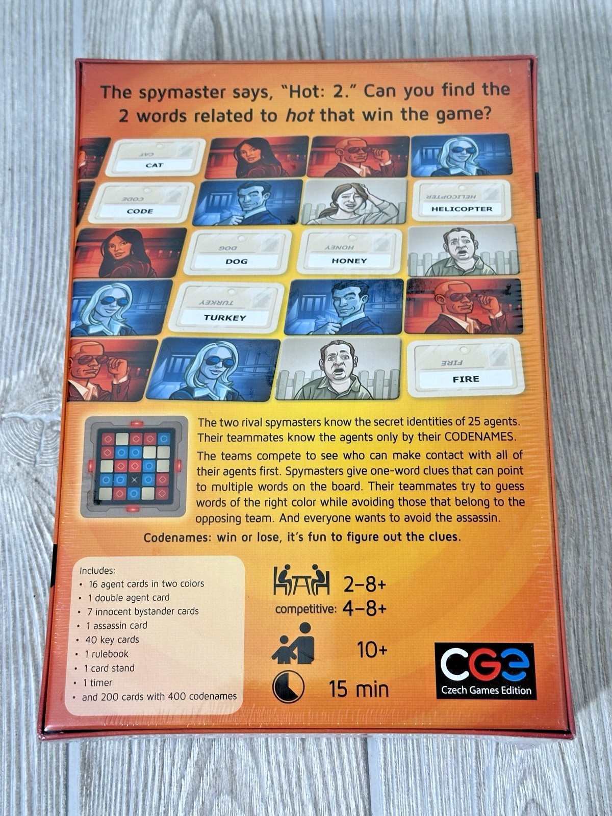 Codenames Party Spy Game Czech Games Edition Vlaada Chvatil NEW SEALED