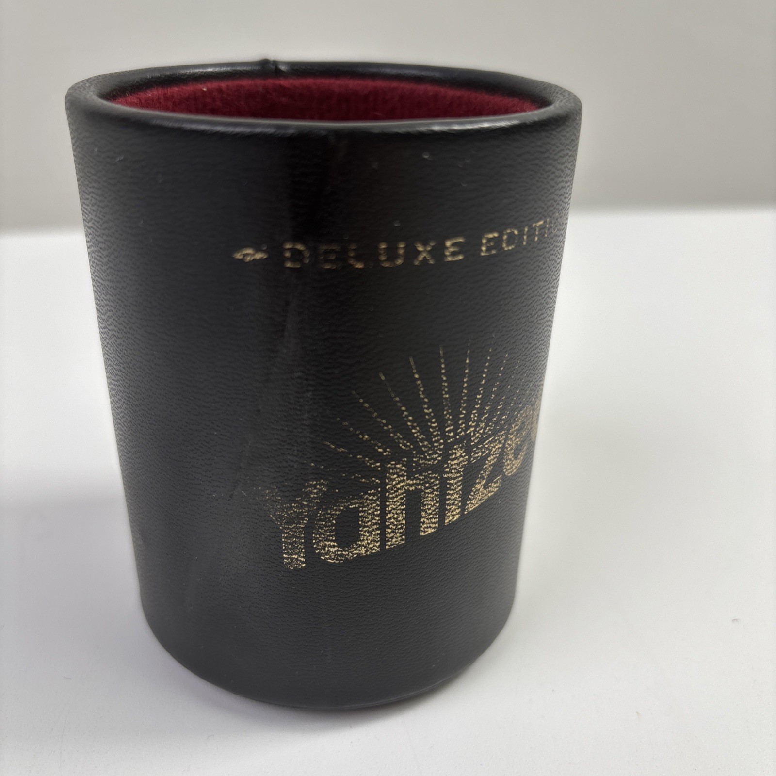 1997 Milton Bradley Yahtzee Deluxe Edition Game Replacement Felt Lined Dice Cup