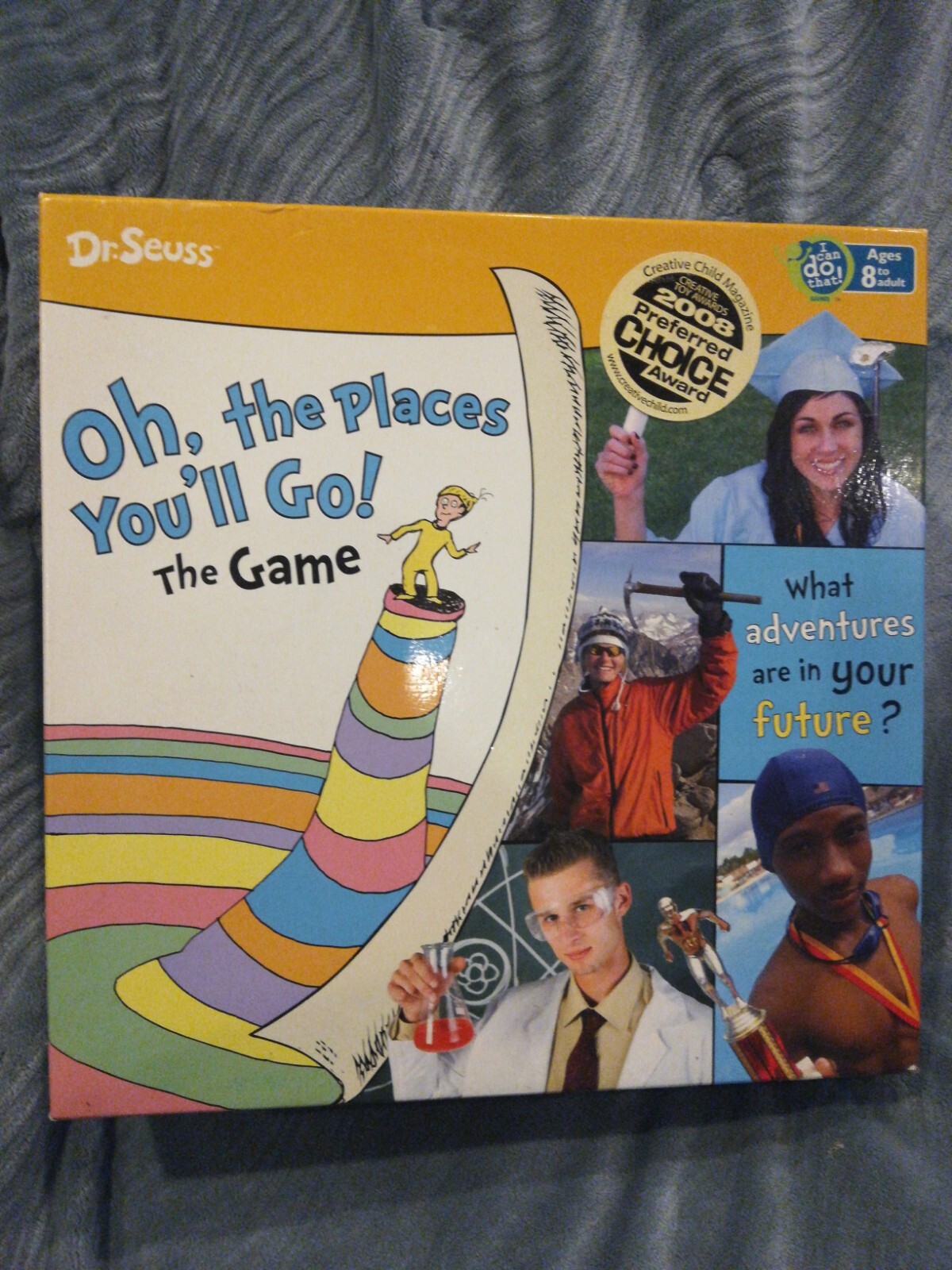 Dr Seuss Wonder Forge “OH THE PLACES YOU’LL GO”BOARD GAME AGES 8 & UP 2008