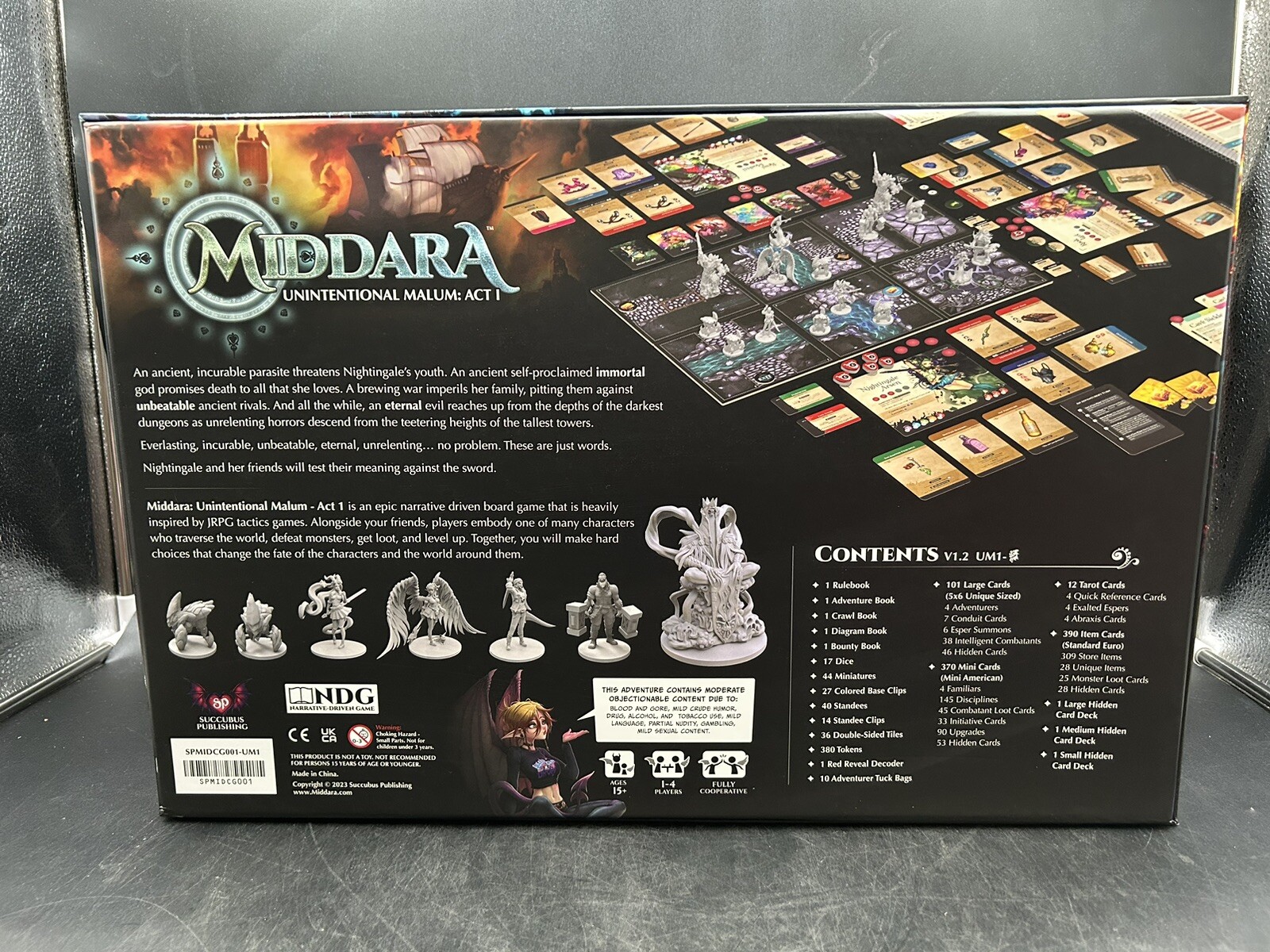 Succubus Publishing Board Game Middara – Unintentional Malum, Act Box SW (New)