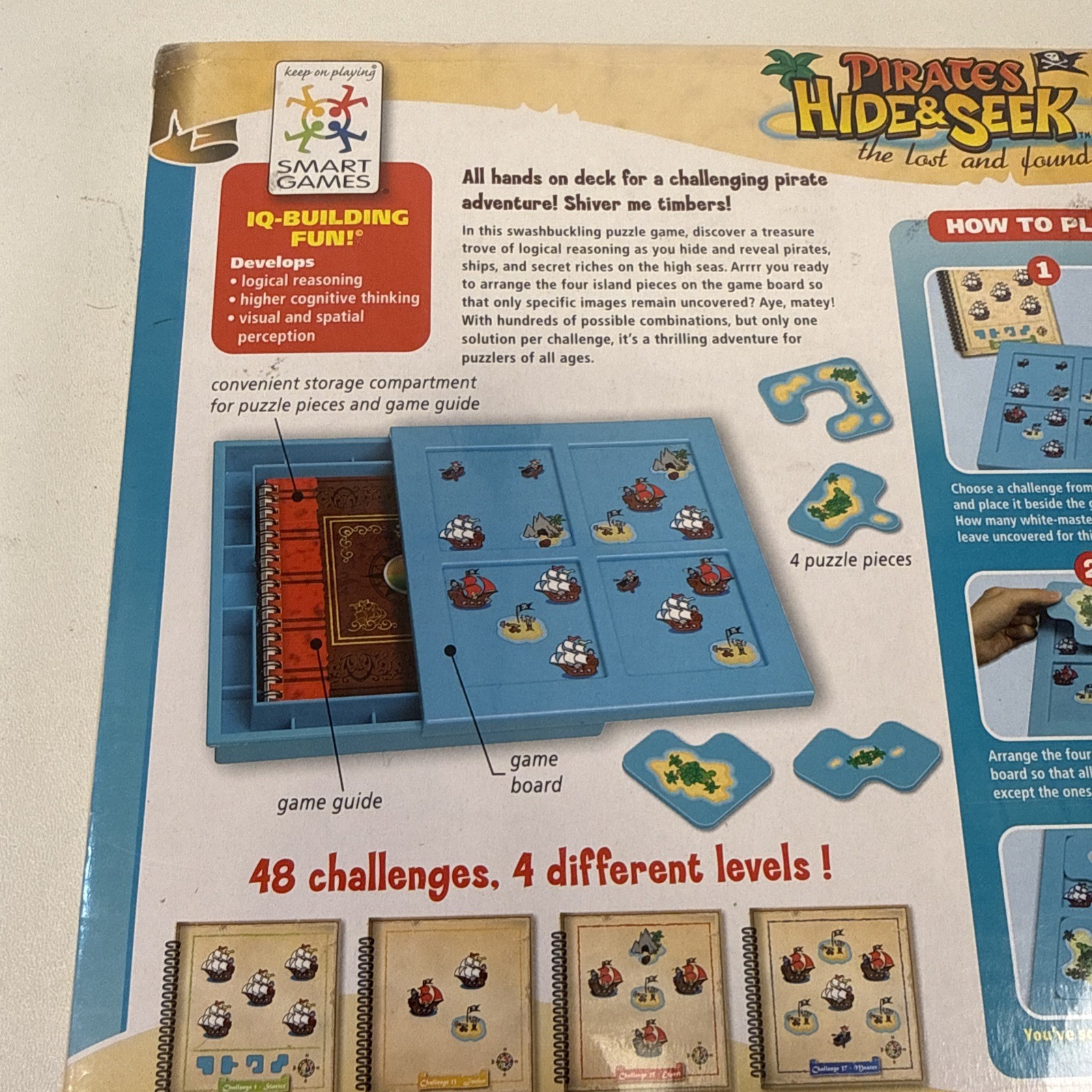 Smart Games Pirates Hide & Seek Multi Level Logic Game For Ages 5-99 1 Player