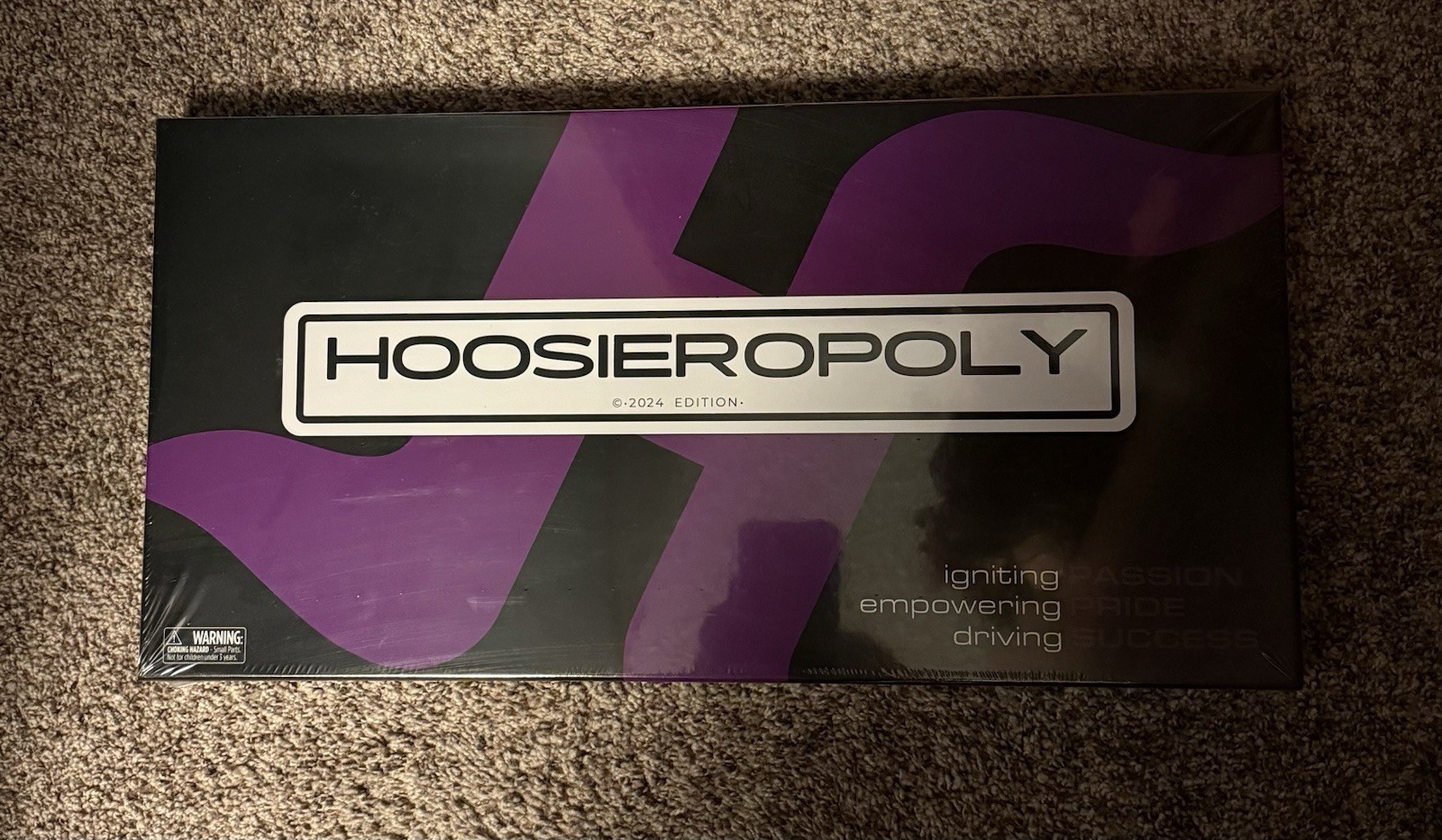 Hoosieropoly Board Game 2024 Edition Racing Theme Ages 8+ Rare Sealed Hoosier