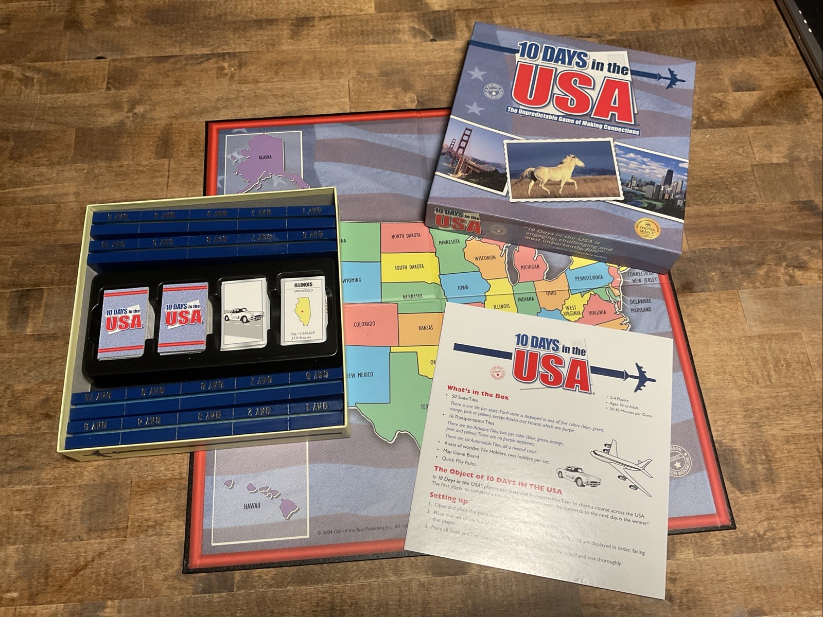 10 Days in the USA Out of the Box Complete and Used Condition