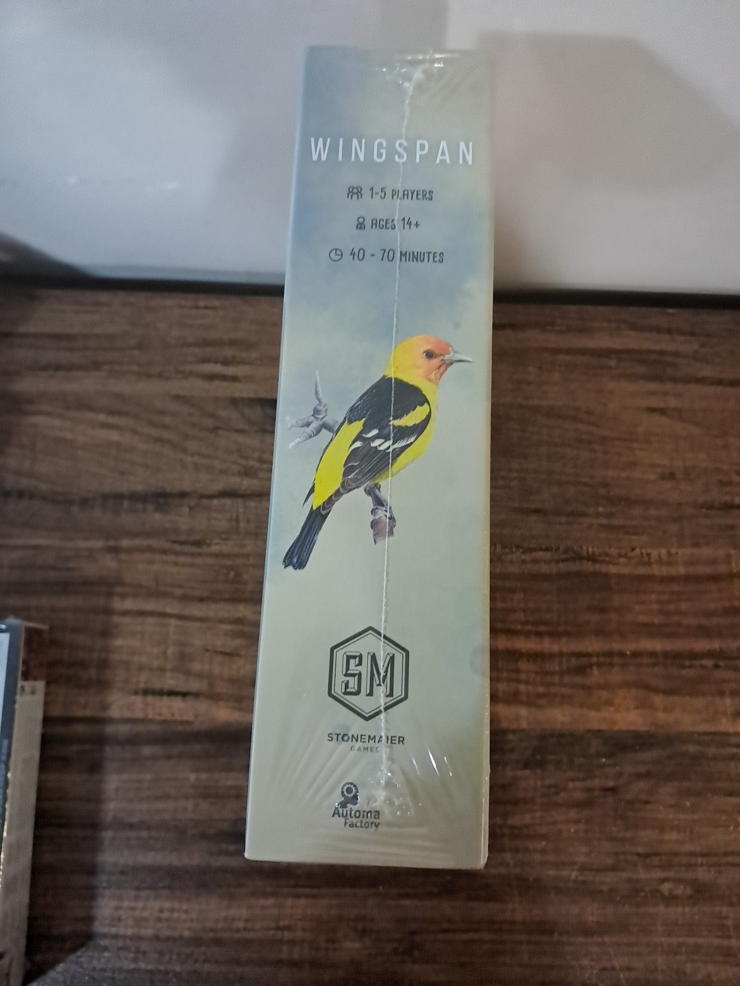 WINGSPAN Bird Base Game 2019 Stonemaier Games, STM910 Unopened Contents