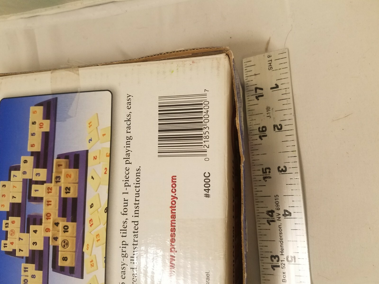 Vintage Rummikub The Original Rummy Tile Game 400C 1997 COMPLETE