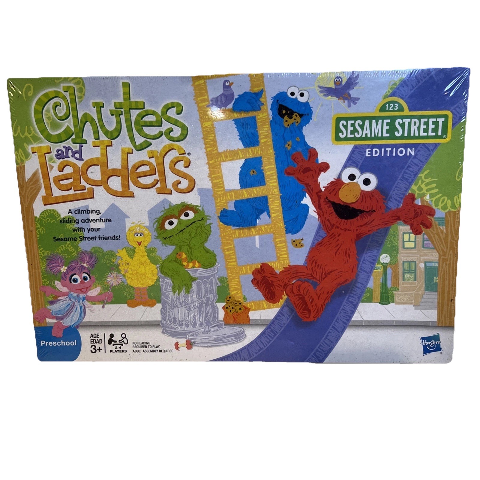 Chutes and Ladders Sesame Street Edition Milton Bradley 2011 New Factory Sealed