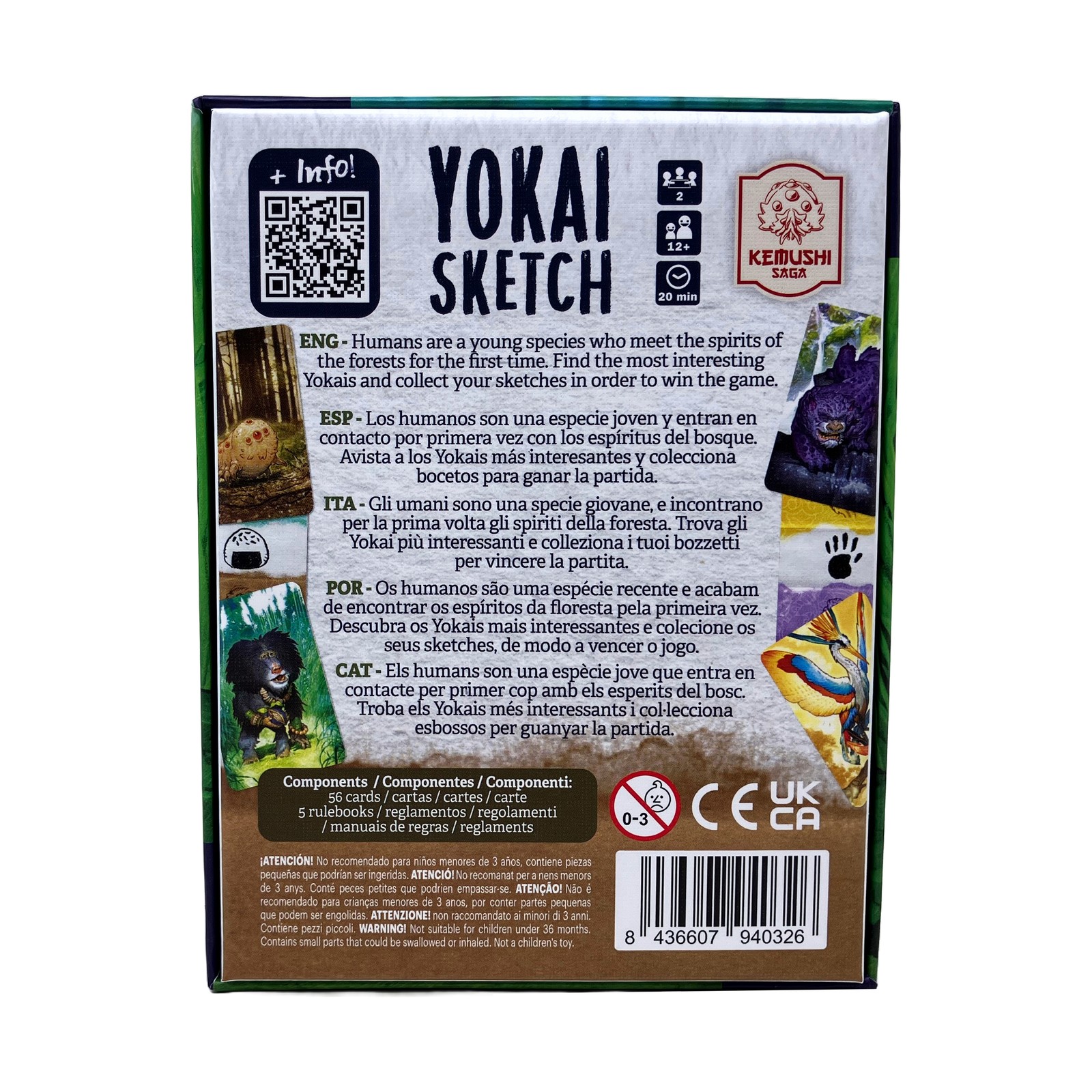 New – Devir Yokai Sketch – Ages 12+ | 2 players