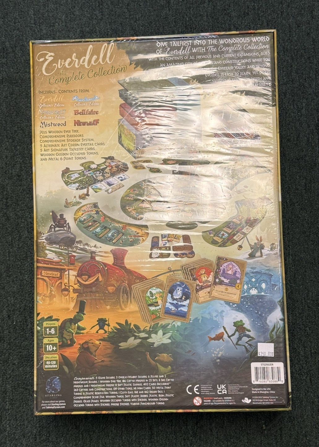 Factory Sealed Everdell The Complete Collection 1st Printing W/ Promo Cards