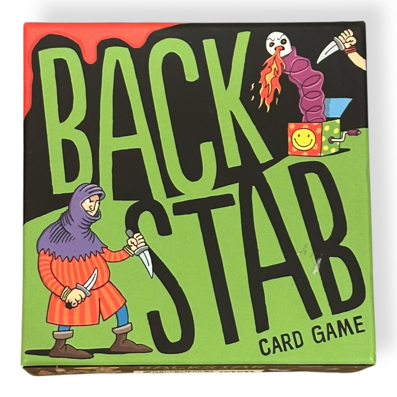 Backstab Card Game BS119 Dave Stawar 2015 US Game Systems New Open Box