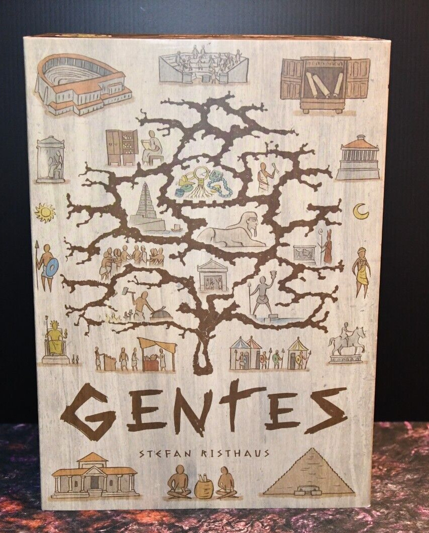 GENTES Deluxe Version Kickstarter Board Game w/Organizer TMG VG+