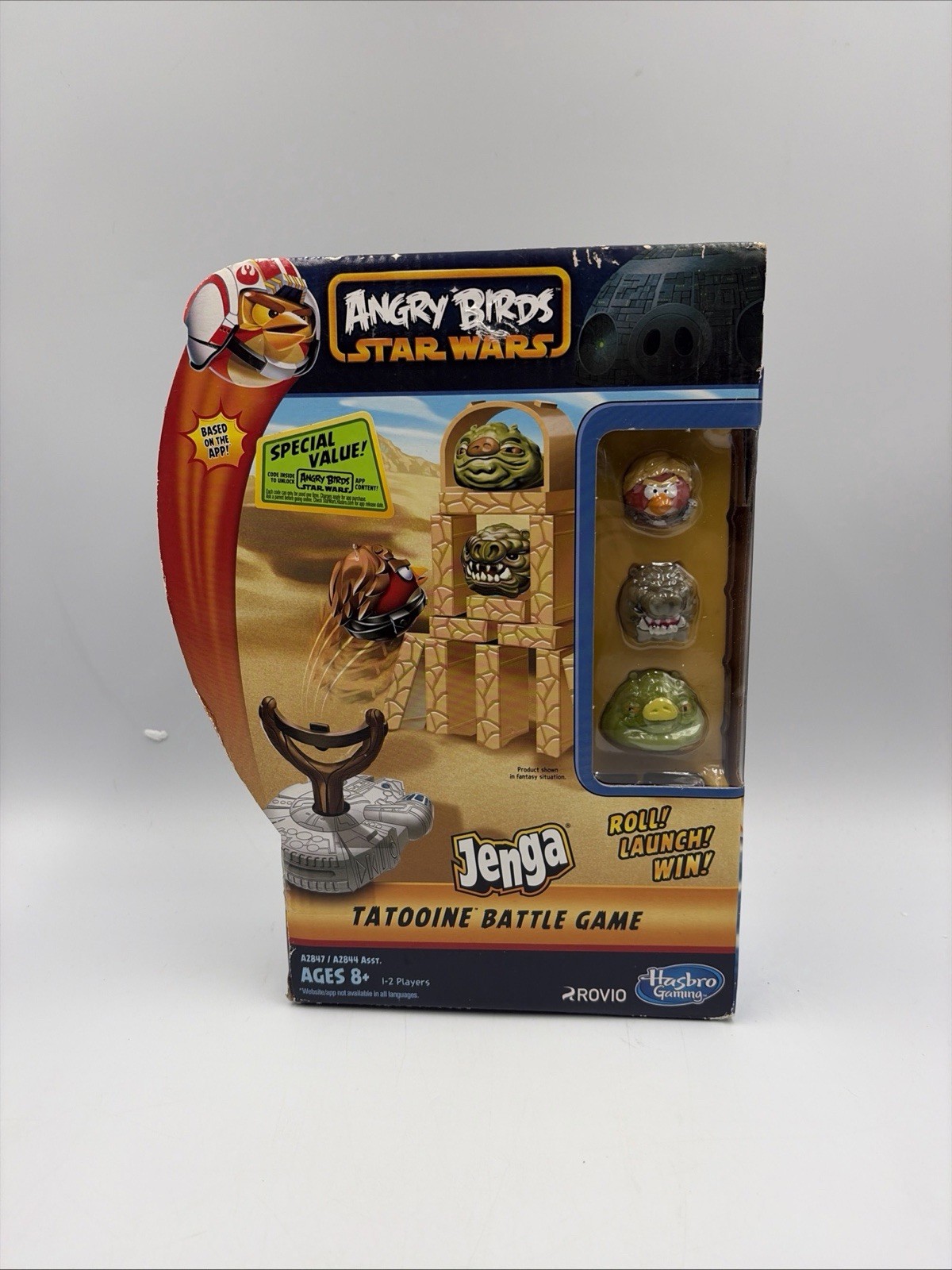 Angry Birds Star Wars Jenga Tatooine Battle Game Hasbro 2012 Rovio New In Box