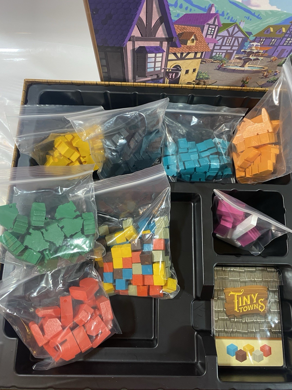 TINY TOWNS Board Game City-Building Strategy 100% COMPLETE 2019 Peter McPherson