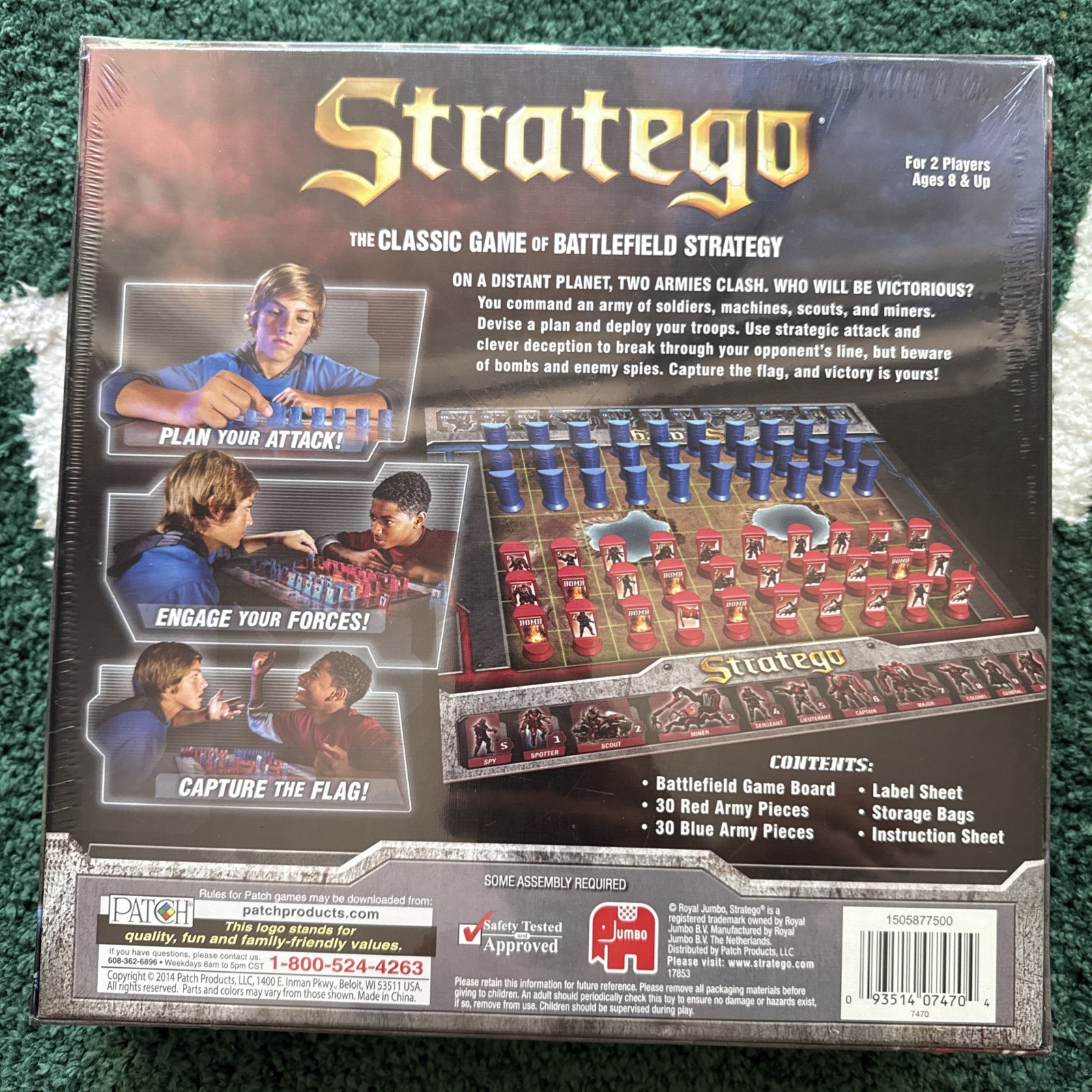 Stratego The Classic Game Of Battlefield Strategy Board Game Brand New