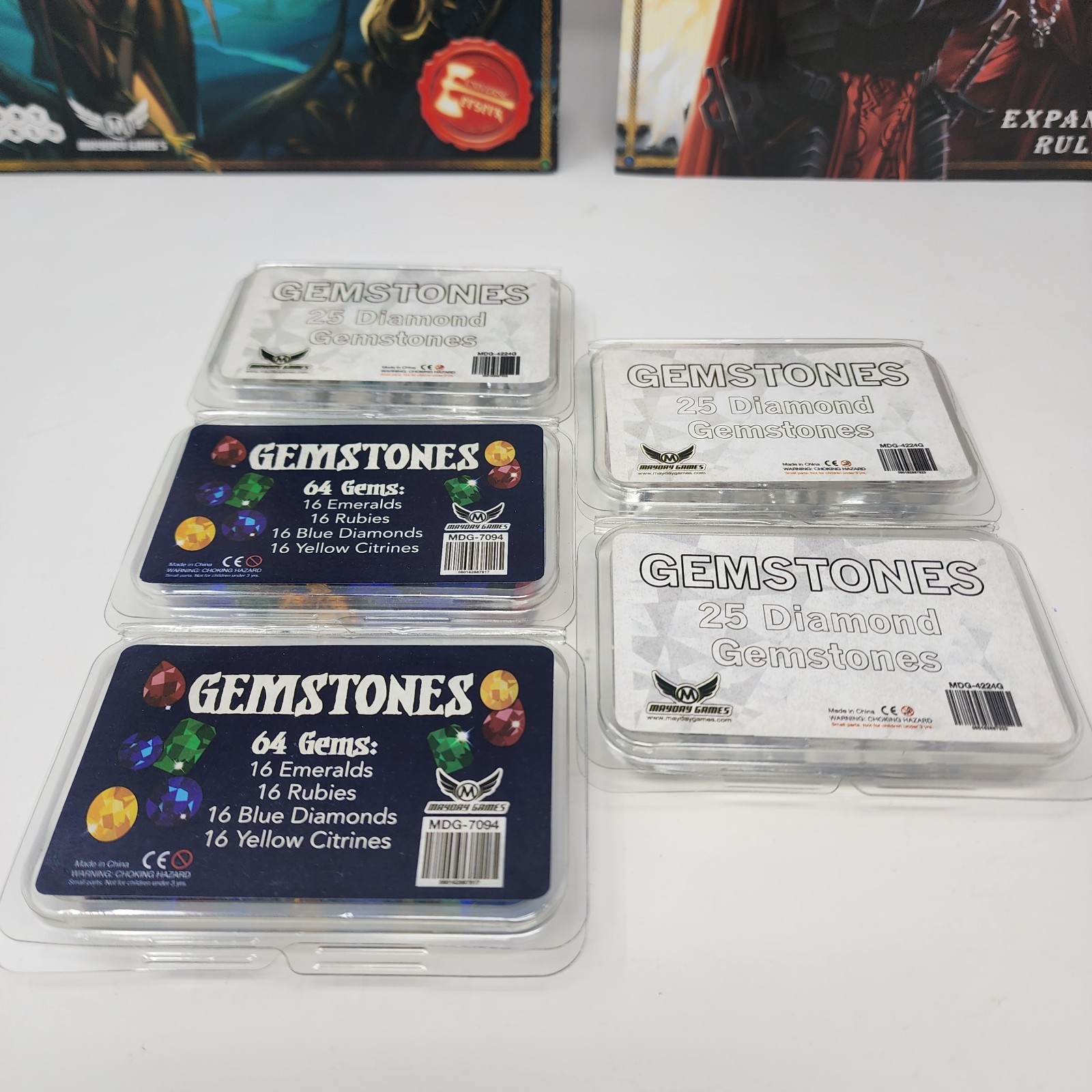 Viceroy + Times of Darkness Exp KS Gemstone Upgrade Sleeves OOP Open Box New