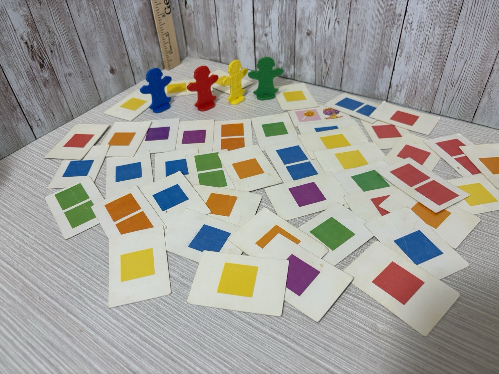 1955 Vintage Candyland Game Pieces 44 Cards Plus 4 People Movers. FREE SHIPPING