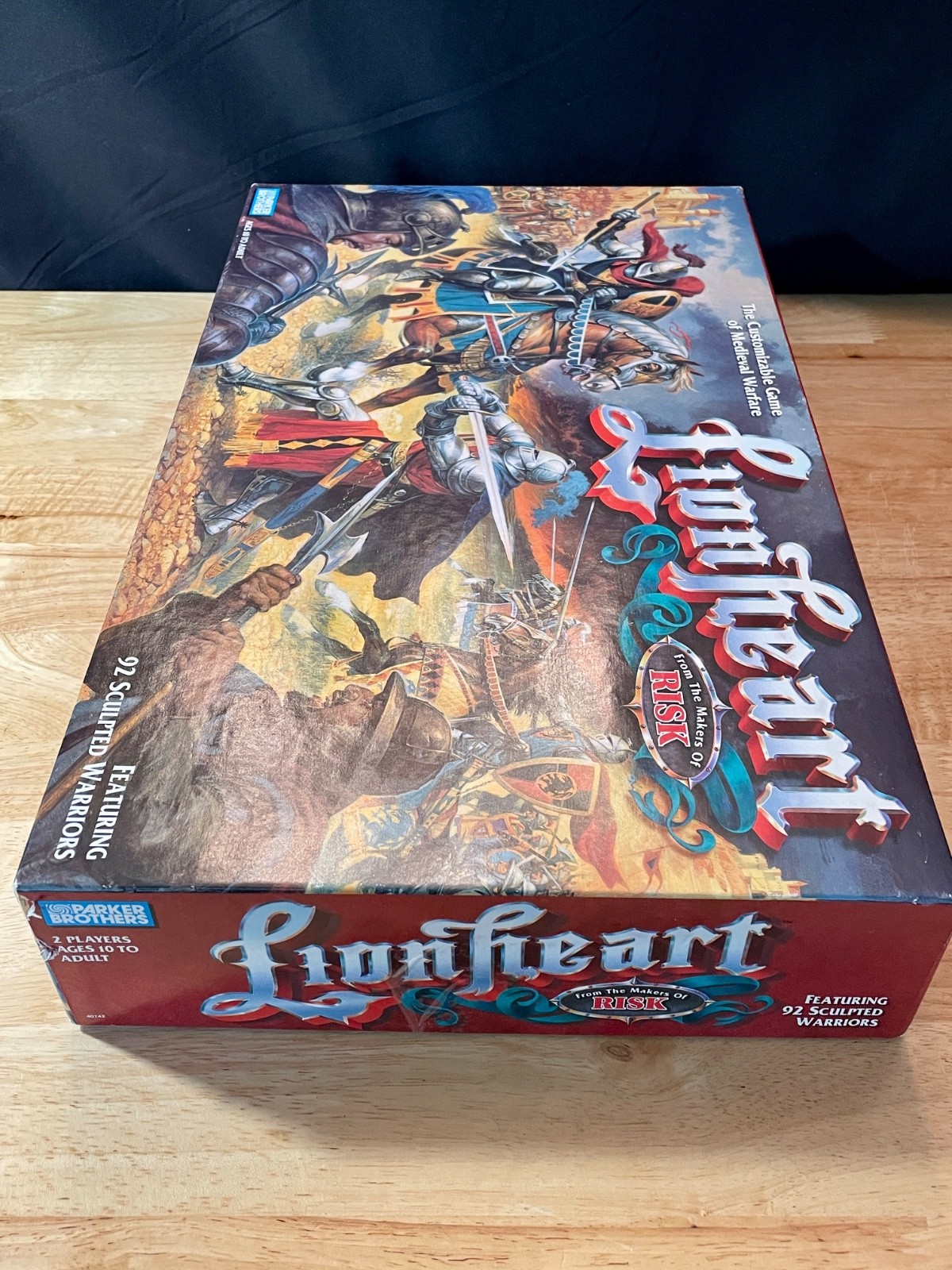 Lionheart Board Game 1997 Parker Brothers Medieval Warfare Complete