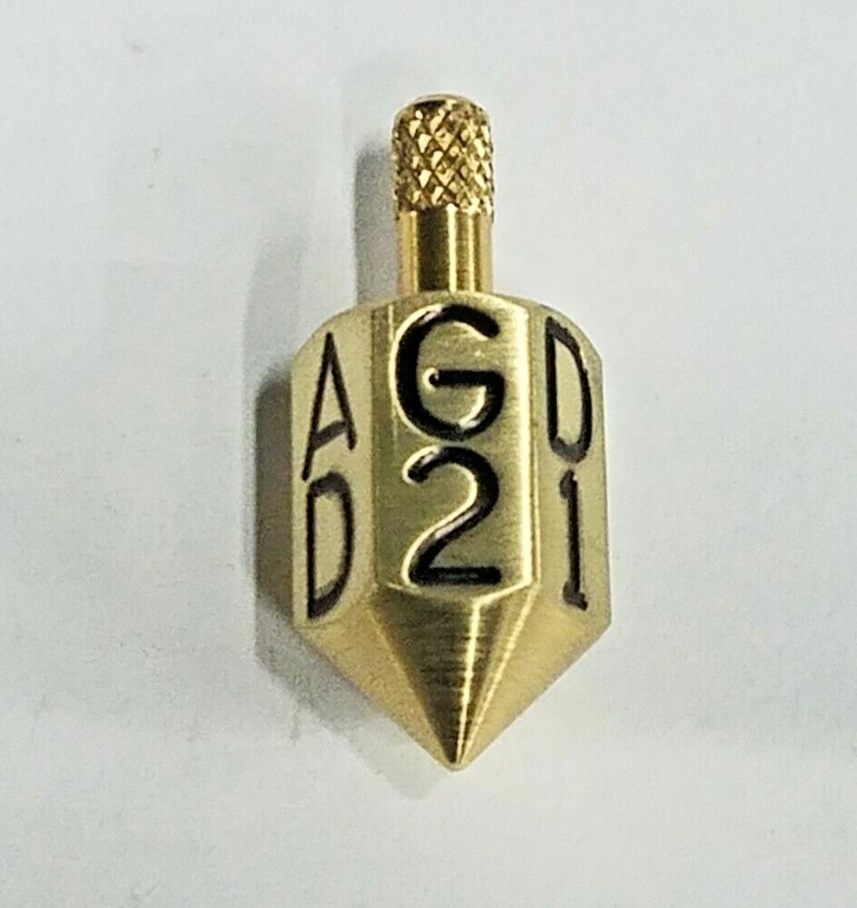 THE DRINKING DREIDEL GAME * SPINNING TOP MADE IN USA* HIGH QUALITY SOLID BRASS