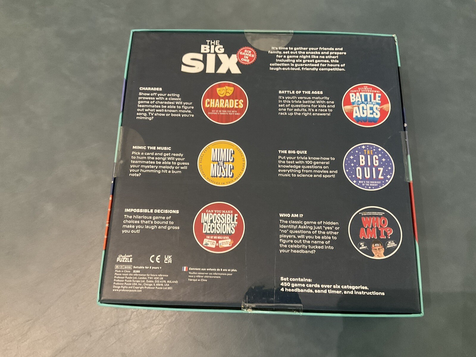 The Big Six Board Game (2019) 6 games in one