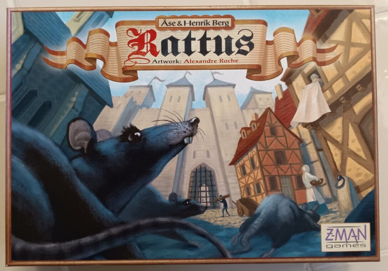 Rattus Core Game – Z-Man Games – Near Mint – COMPLETE SET
