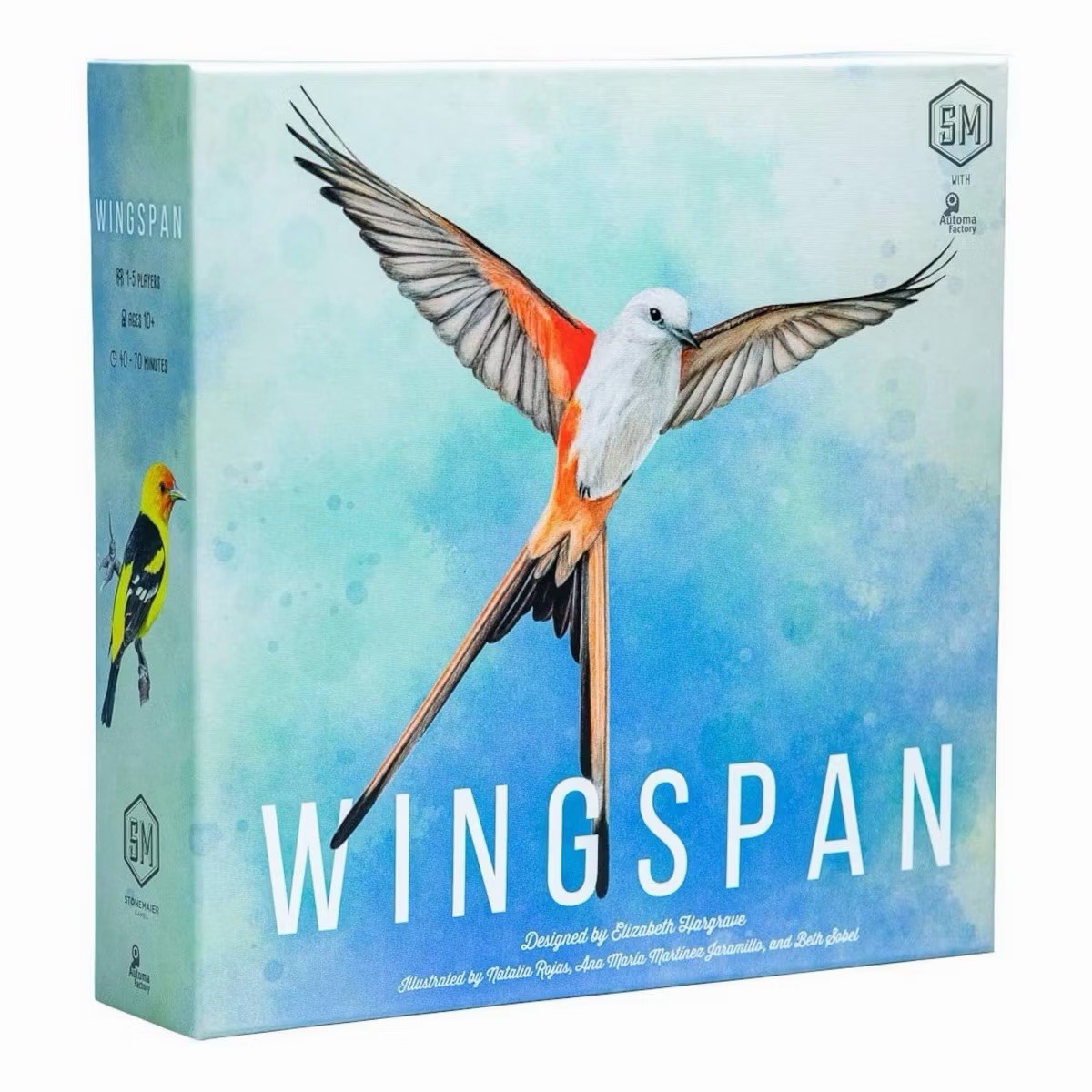 Stonemaier Games Wingspan Board Game w/ Automa 1+ Players Ages 10+ Animals