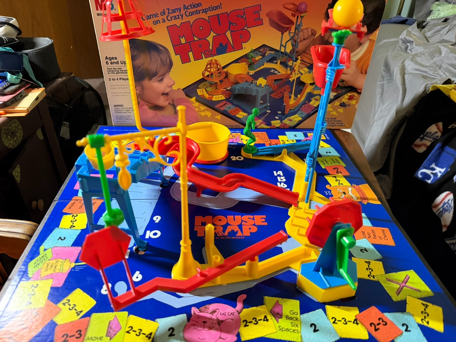 Vintage 1986 – Mouse Trap Board Game by Milton Bradley 1980’s