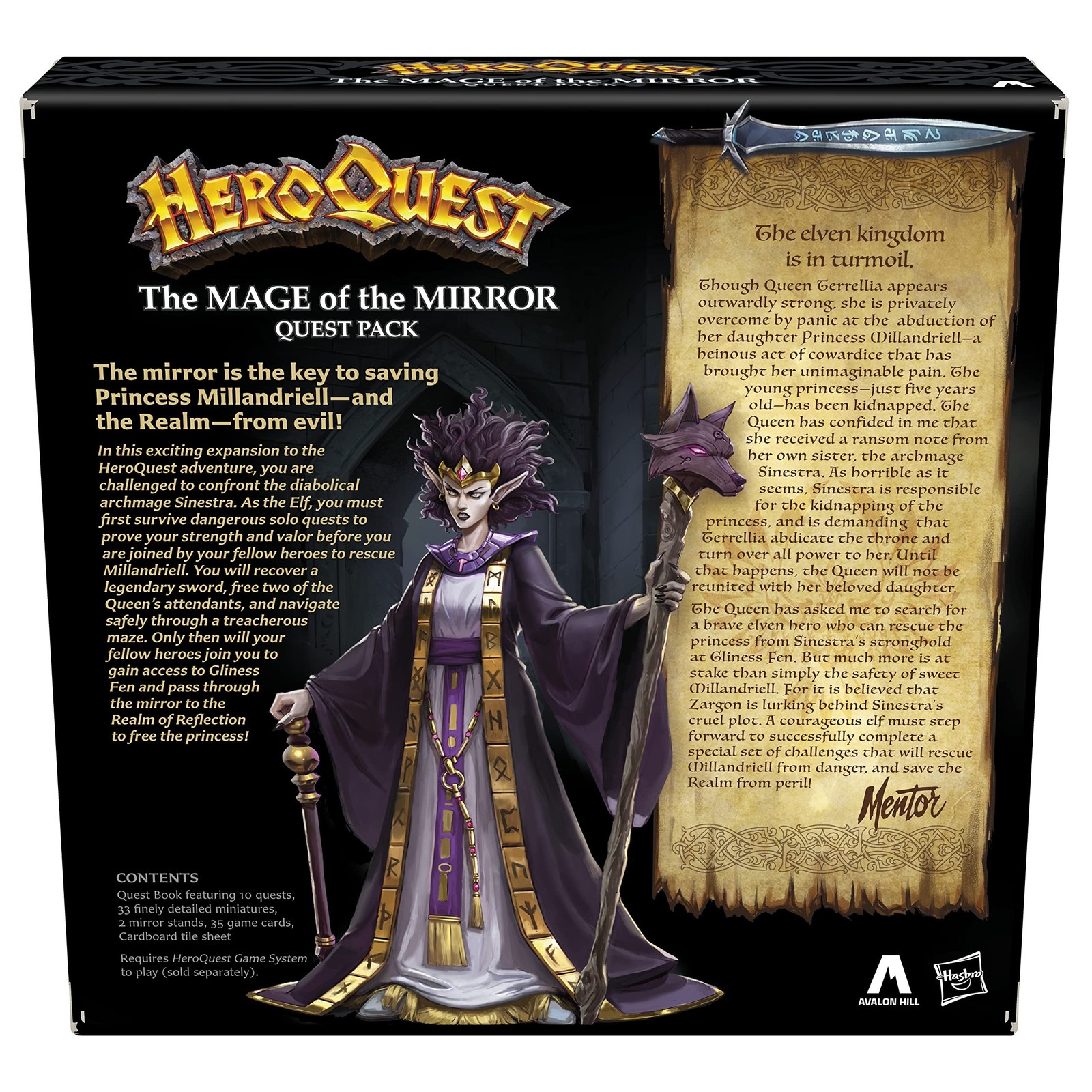 Heroquest The Mage of The Mirror Quest Pack, Roleplaying Game for Ages 14+, R…
