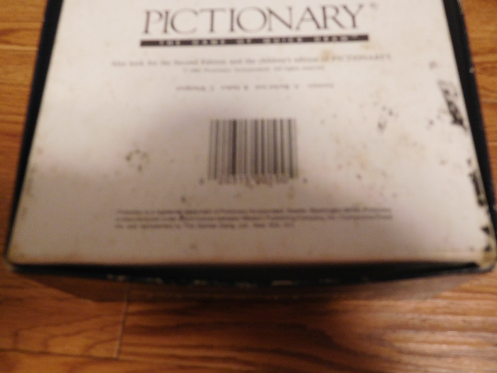 Pictionary First Edition Board Game 1985 Vintage 100% COMPLETE