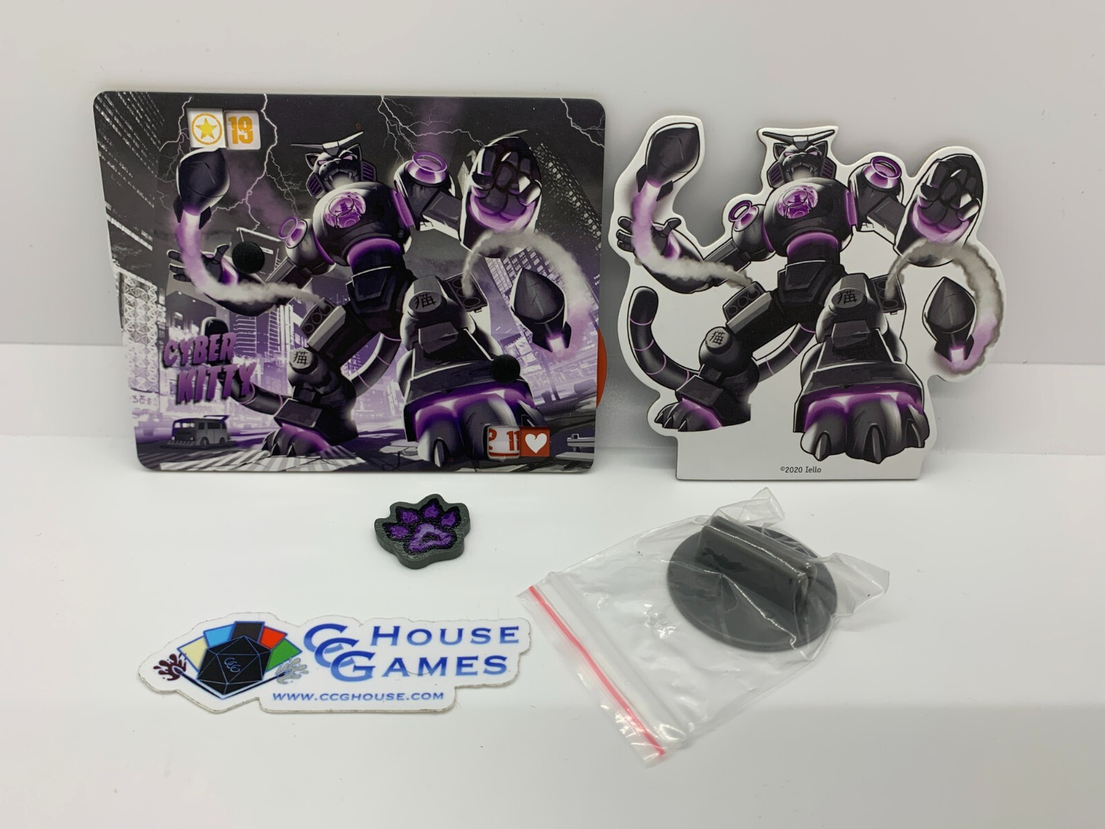 IELLO King of Tokyo New York CYBER KITTY DARK Promo Monster Rare New! *CCGHouse*
