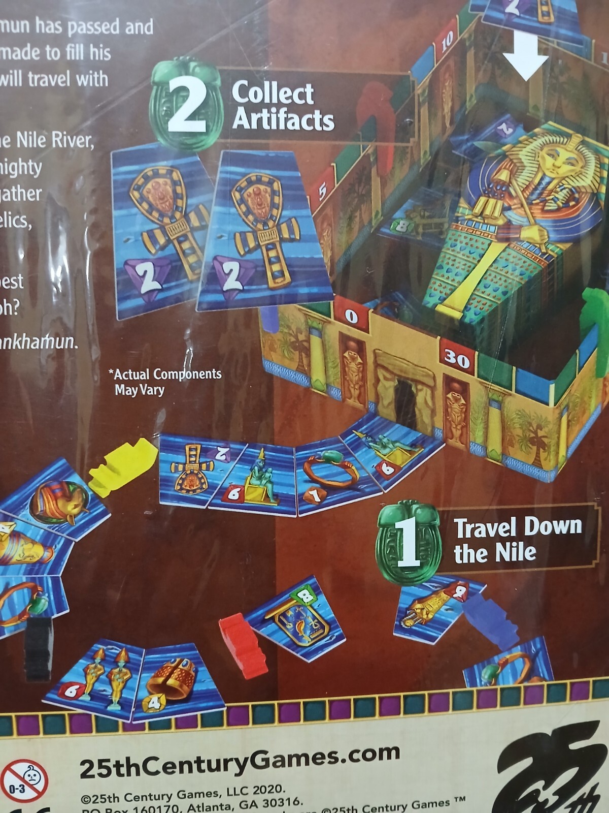 TUTANKHAMUN board game – 25th Century Games – New Sealed