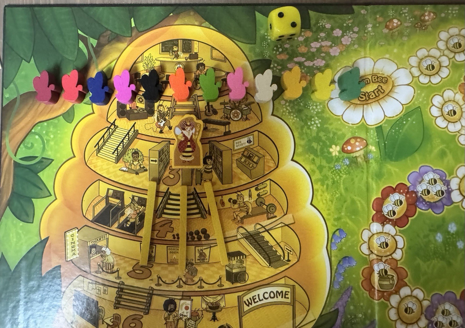 Hive Mind Board Game Game Of Beeing Alike 1st Edition Richard Garfield complete