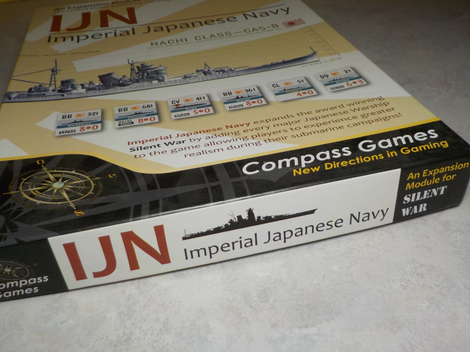 COMPASS GAMES IMPERIAL JAPANESE NAVY WWII UNPUNCHED COMPLETE GAME 1014