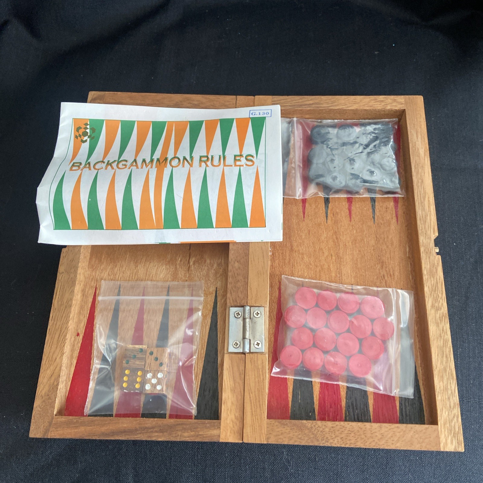 2 Chess Checkers Backgammon Travel Size Boards 3-in-1 Games Sets One Magnetic