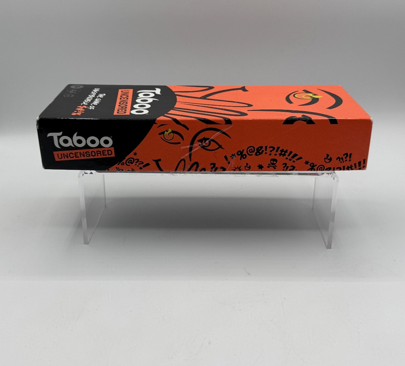 Hasbro Gaming Taboo Uncensored Board Game for Adults Ages 17+, pre-owned.
