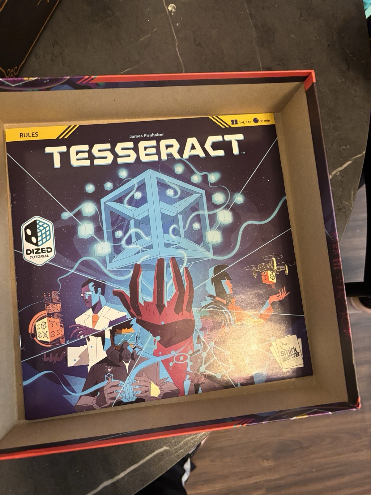 Tesseract | Cooperative Dice Manipulation Game | Board Game | Smirk & Dagger NEW