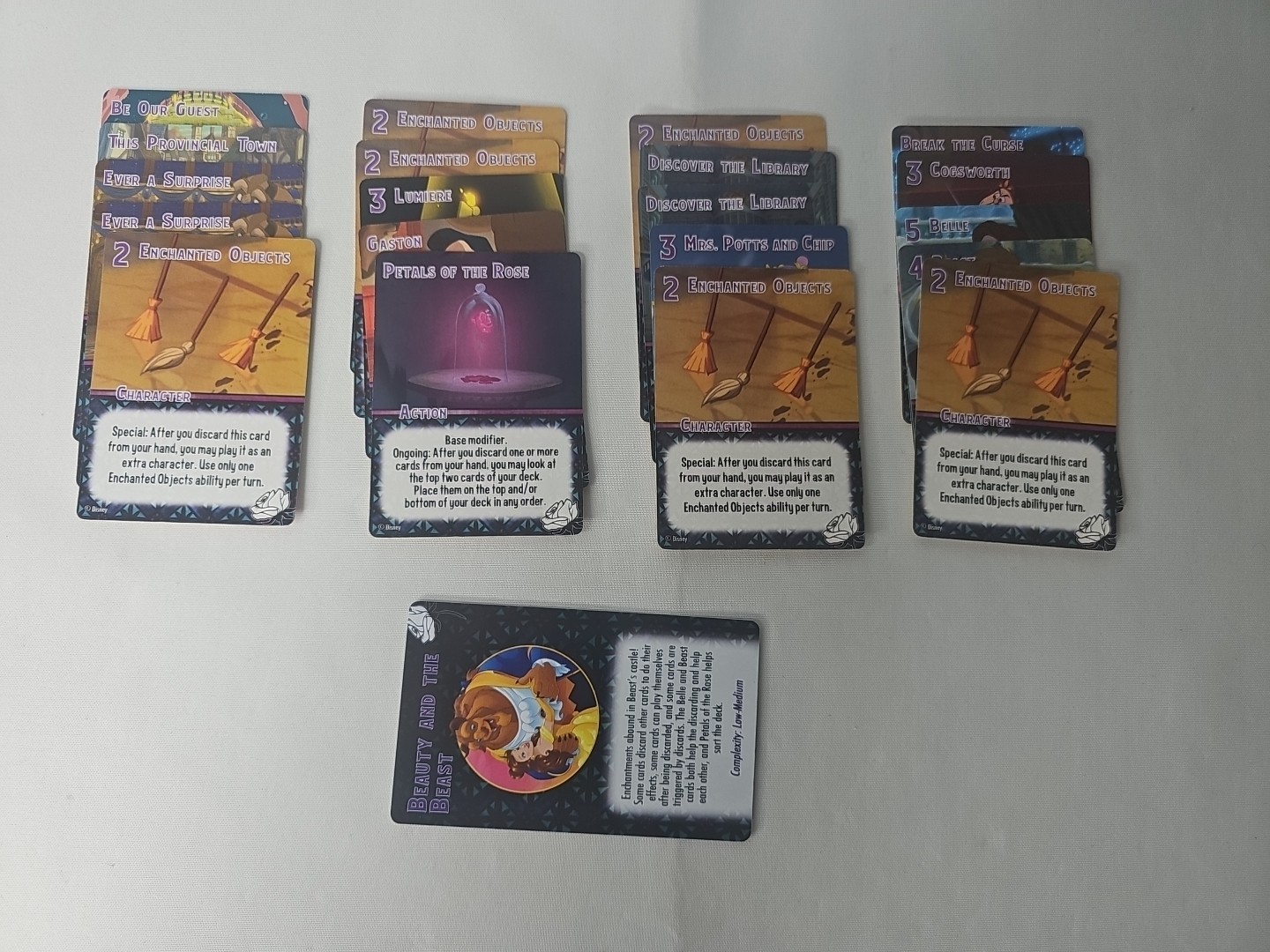 Smash Up Beauty & The Beast Faction Pack – Alderac Entertainment REPLACEMENT SET