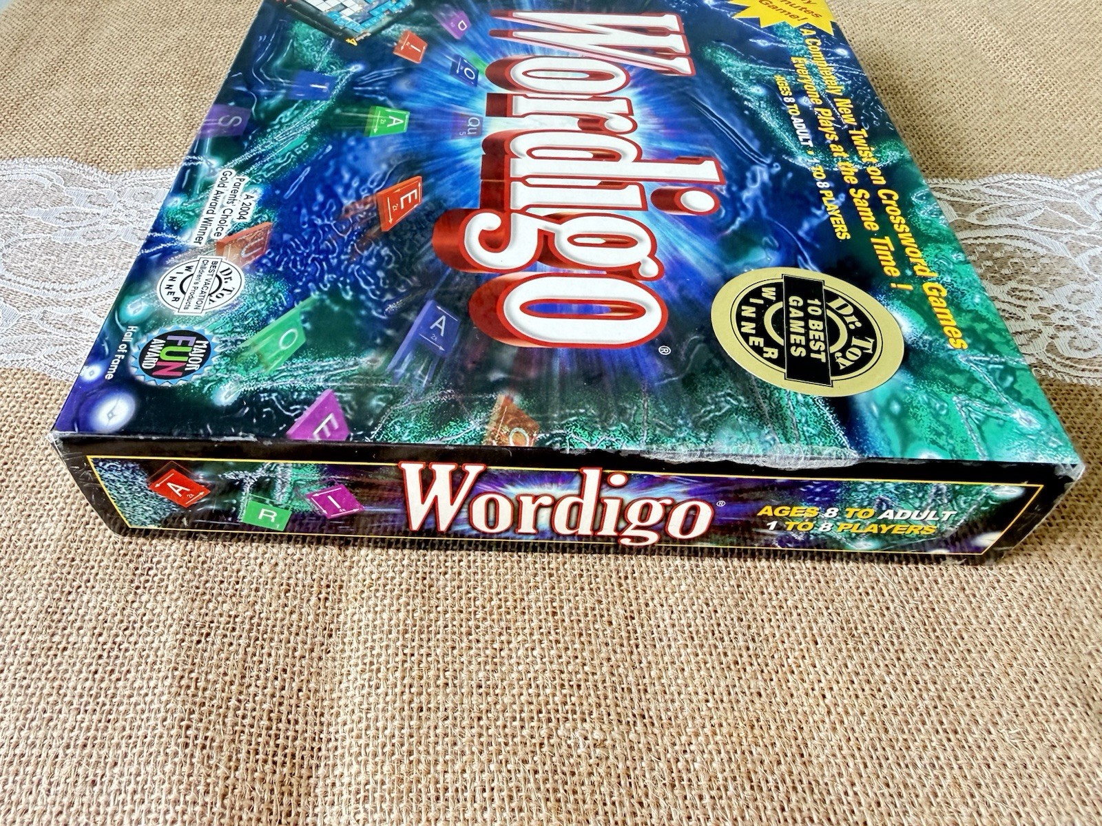 Wordigo Word Game Crossword Board Game Quick Paced Family-Complete