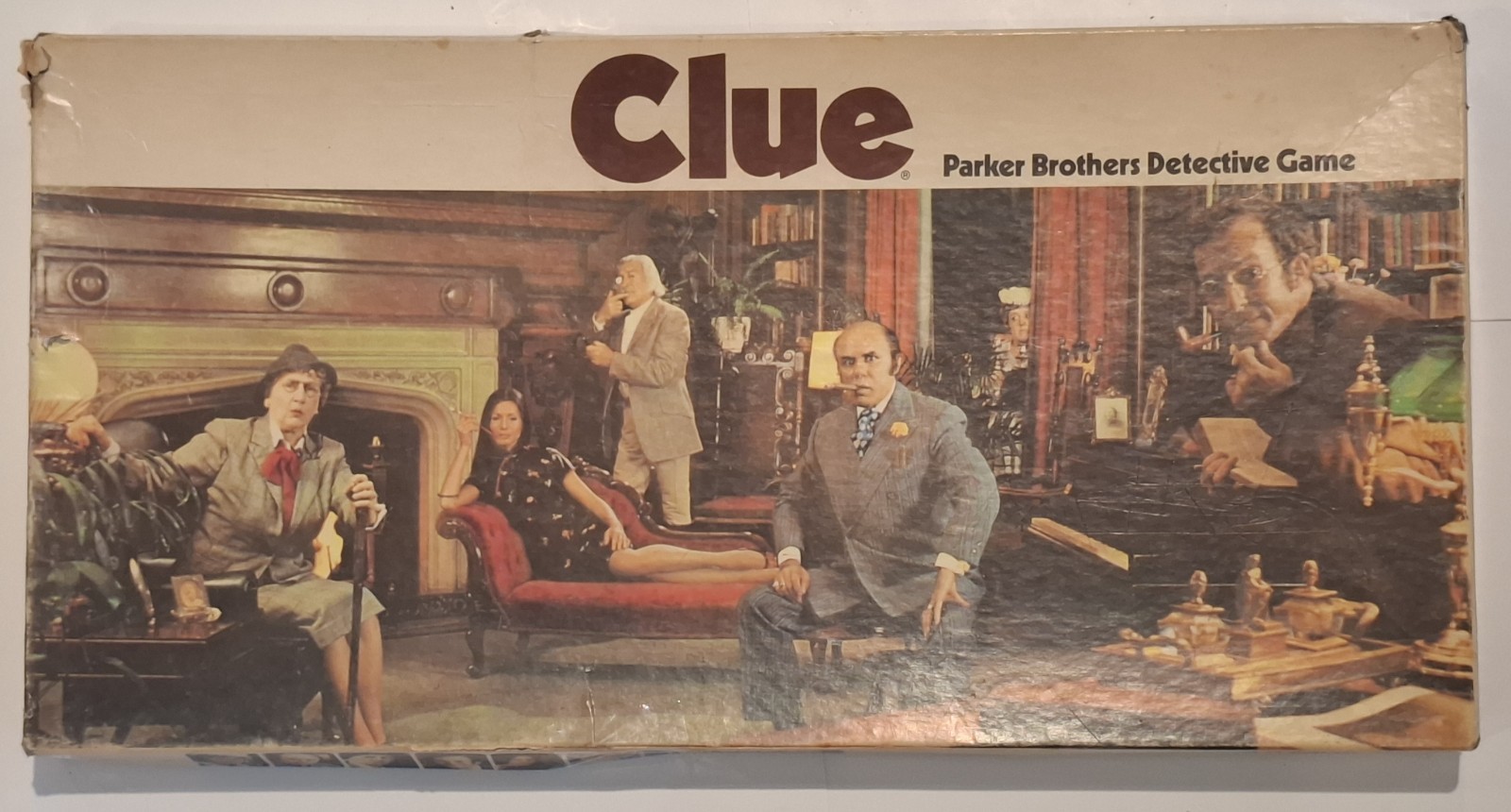 Vintage 1972 Clue Parker Brothers Detective Game – Family Board Game – Good