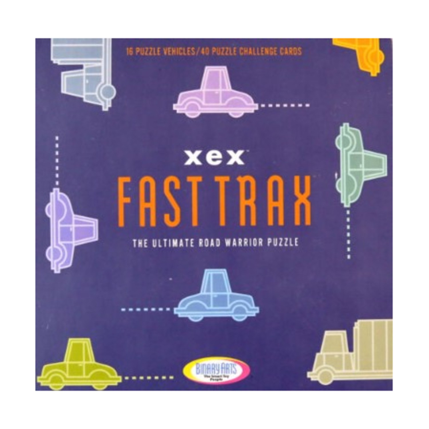 Binary Arts Boardgame Fast Trax Box VG/EX