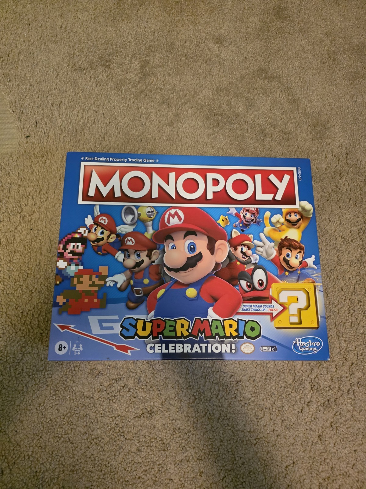 Hasbro Monopoly Gamer Mario, Mario Kart, Sonic, Overwatch Loose Complete