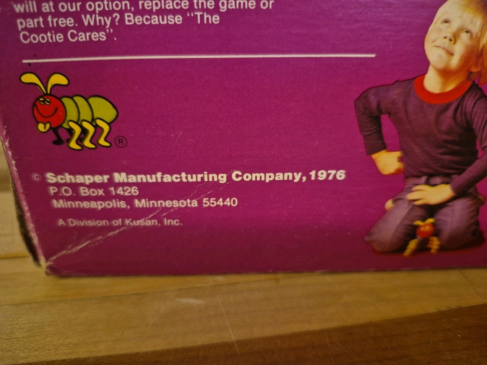 Vintage 1976 Schaper Cootie Game Toy 100% COMPLETE Set with Original Box