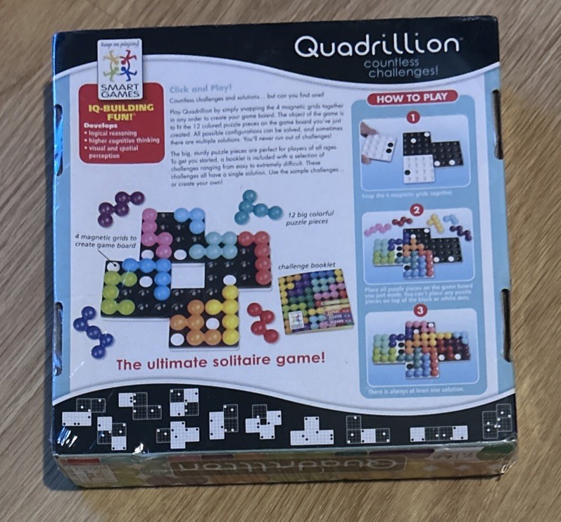 **NEW SEALED** Quadrillion – Multi-Level Logic Game by Smart Games Award Winner!
