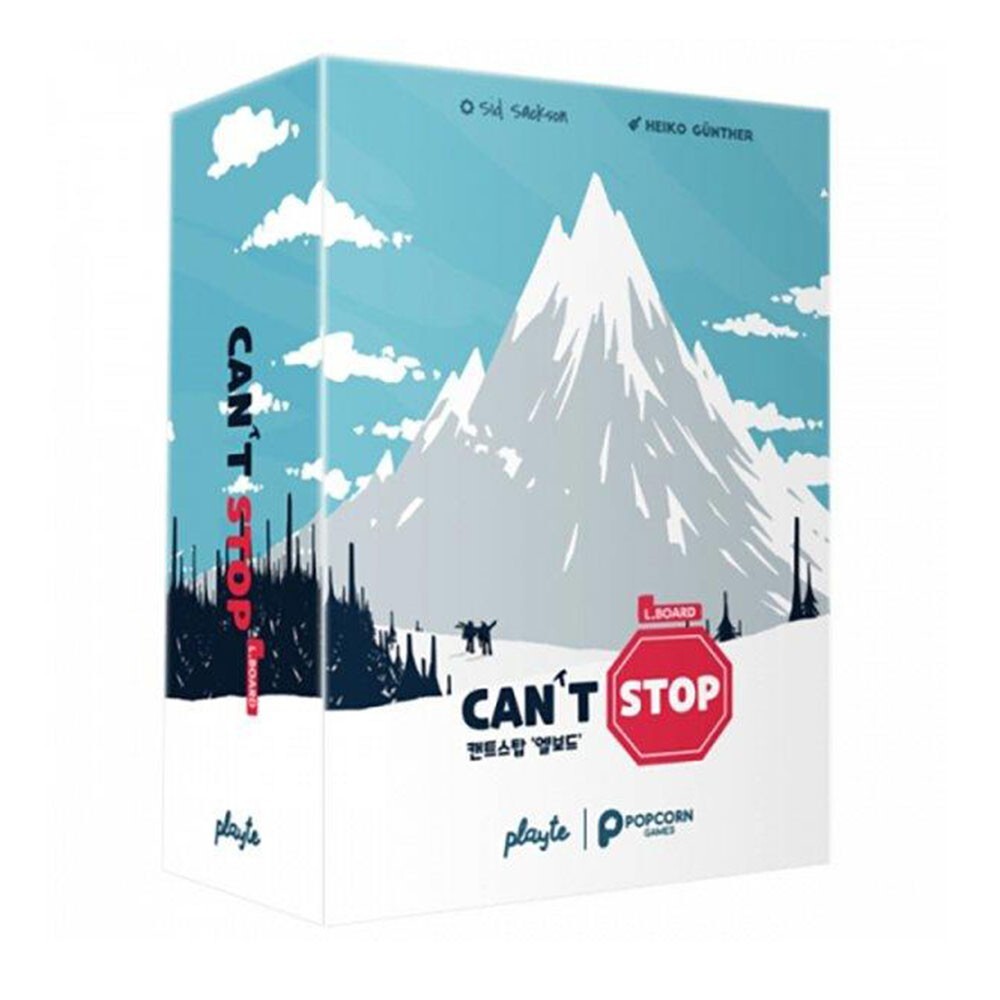 Popcorn Games Can’t Stop (3rd Edition) Board Game 2-4 Players / 30min / Mini Ver