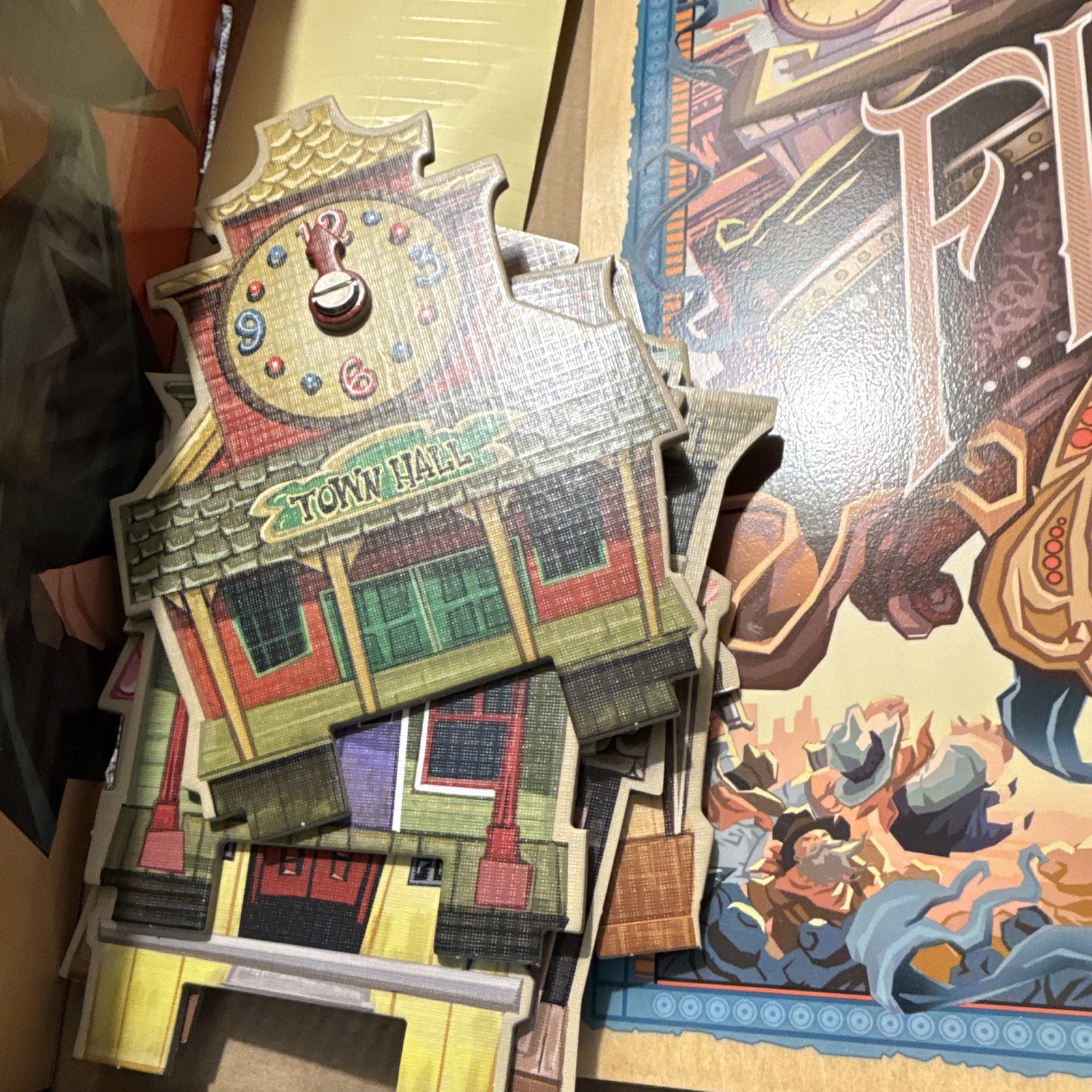 Flick ’em Up! Board Game Original Wooden Crate Version 2015 2-10 8+ Complete