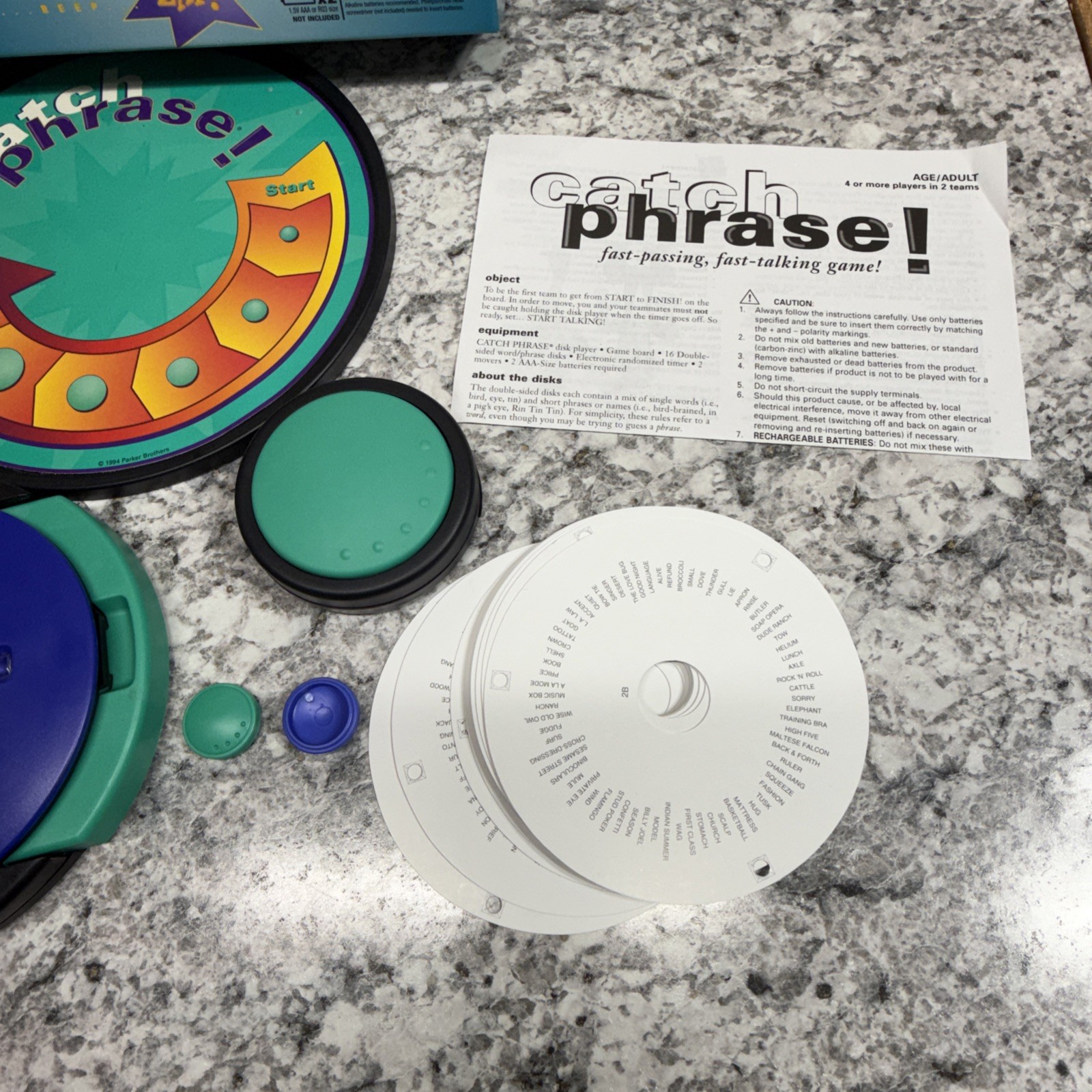 Vintage Catch Phrase Party Game 2007 100% complete NICE CONDITION