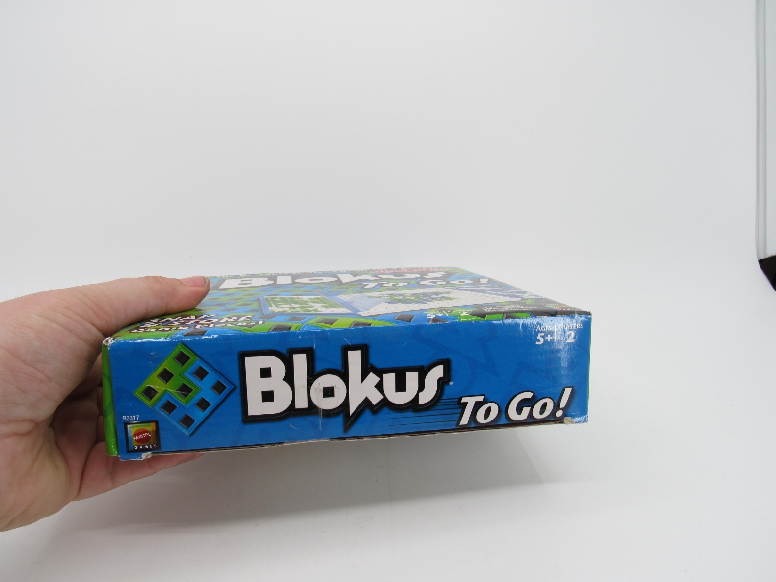 Blokus To Go for 2 Players COMPLETE Mattel 2009 Storage Trays Travel Strategy