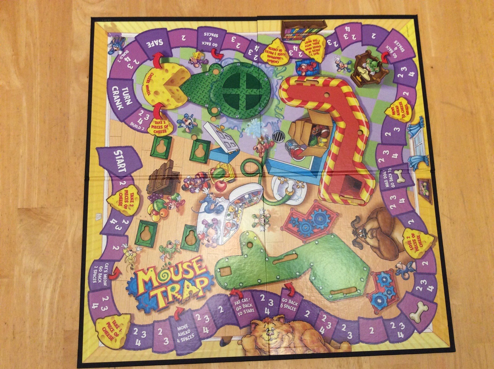 Vintage 2005 Milton Bradley ~ MOUSE TRAP BOARD GAME No Marble, Instructions Incl