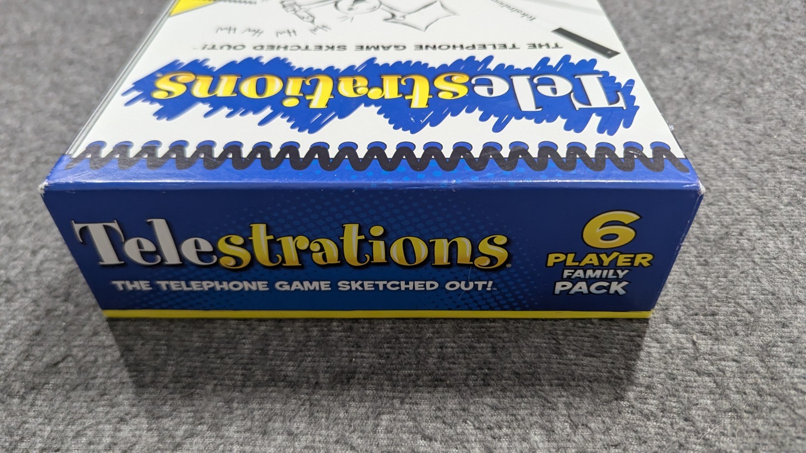Telestrations USAopoly 2021 Telephone Game Sketched Out 4-6 Players Complete